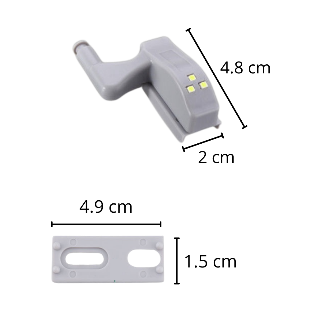 3er-Pack Scharnier-LED-Leuchten - Ozerty