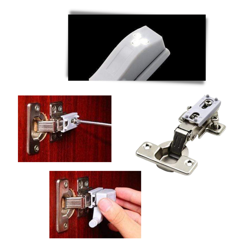 3er-Pack Scharnier-LED-Leuchten - Ozerty