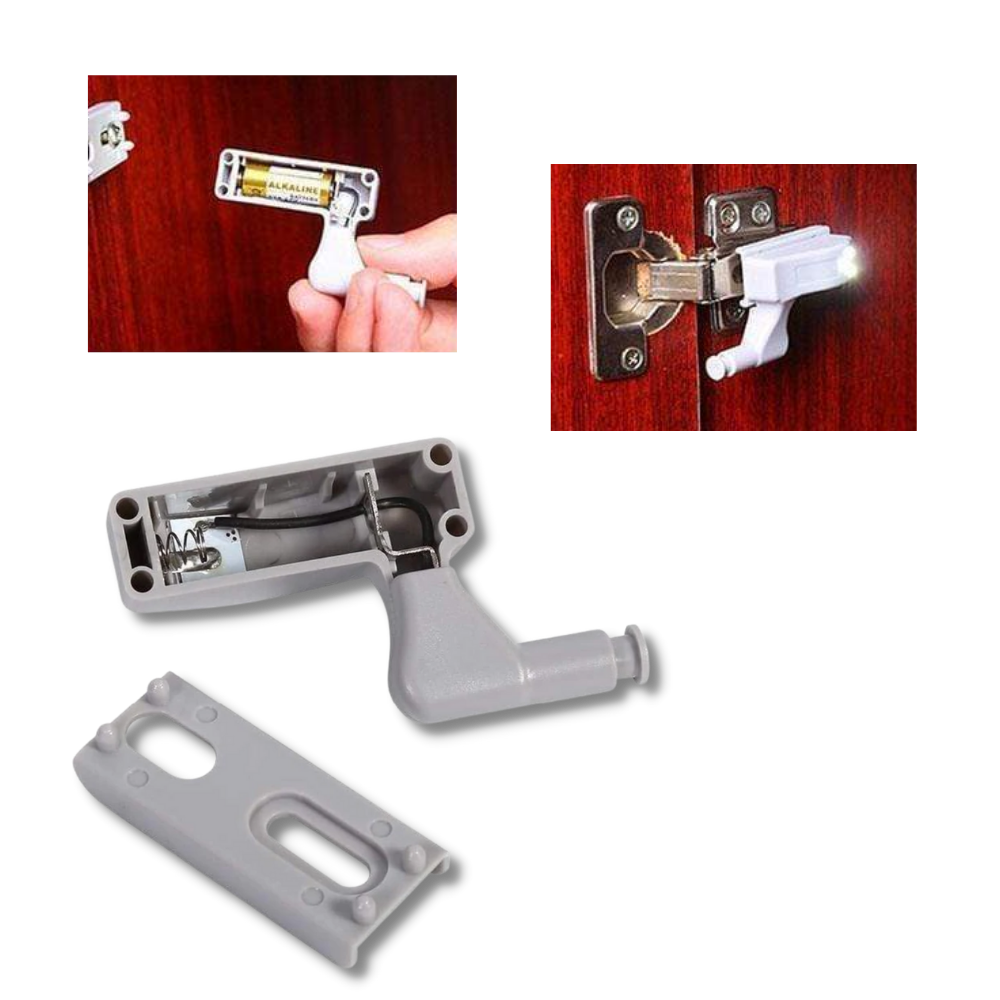 3er-Pack Scharnier-LED-Leuchten - Ozerty