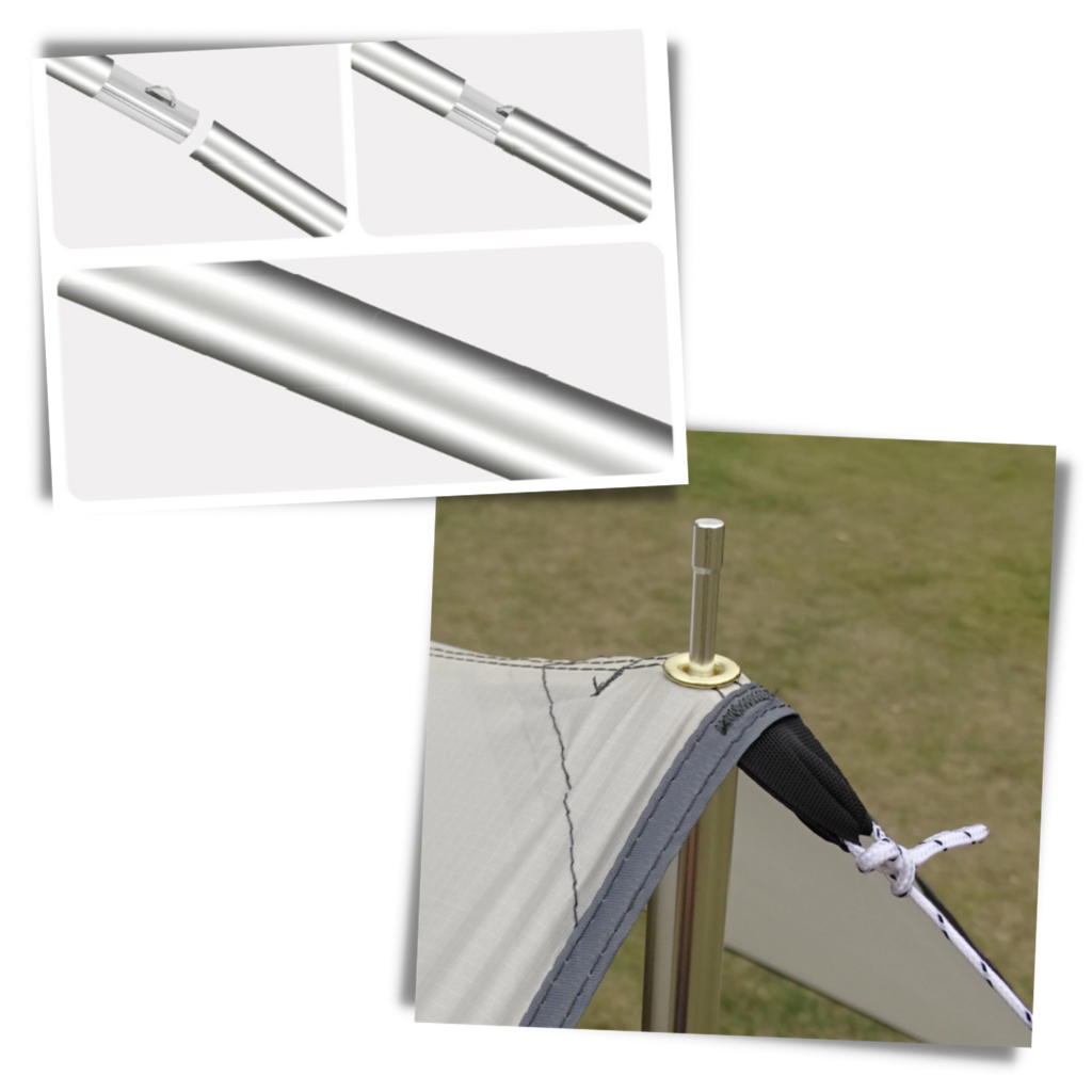 Wasserdichtes Camping Tarp Set - Ozerty