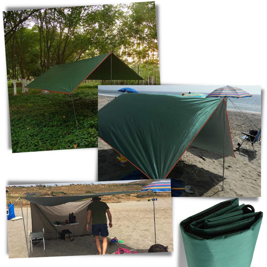 Wasserdichtes Camping Tarp Set - Ozerty