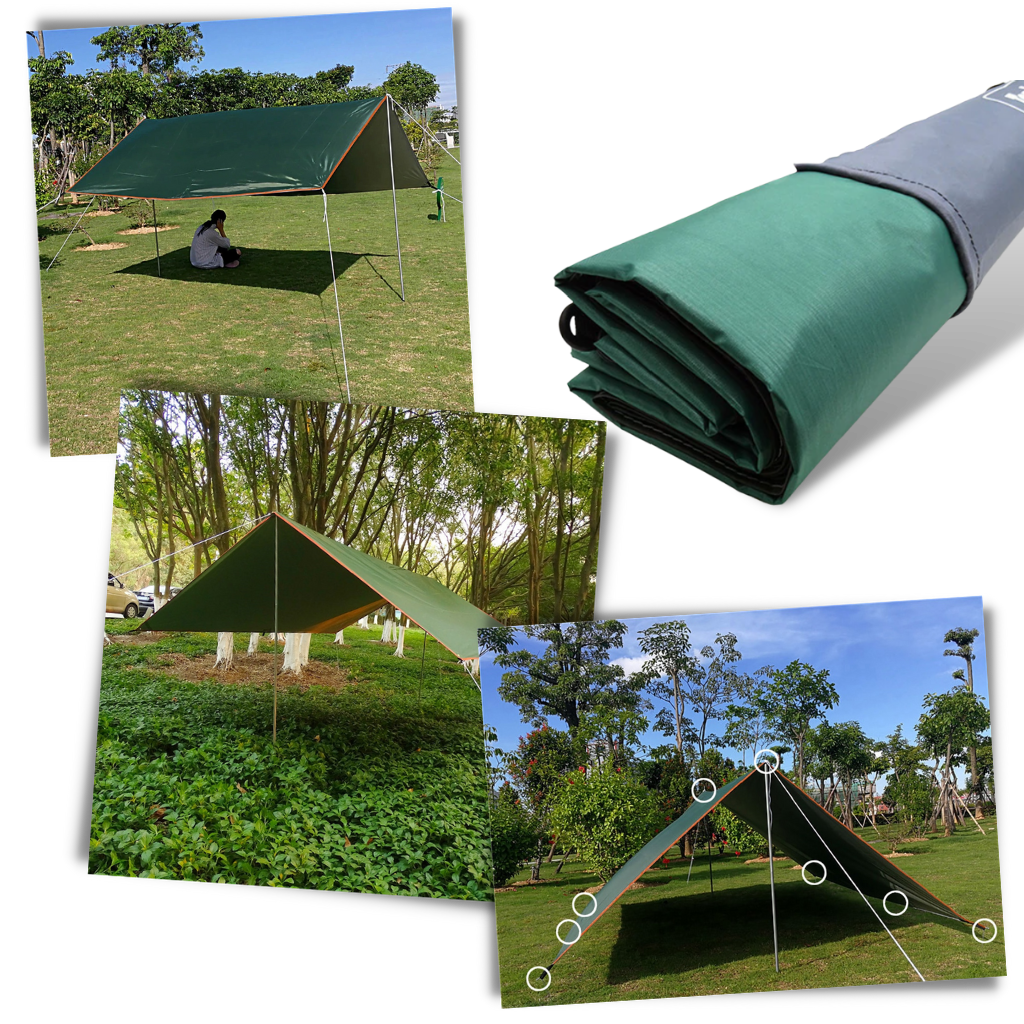 Wasserdichtes Camping Tarp Set - Ozerty