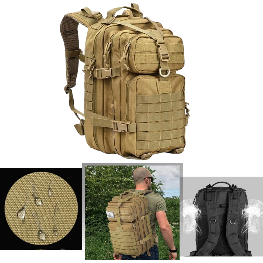 50L Strapazierfähiger Camp-Rucksack - Ozerty