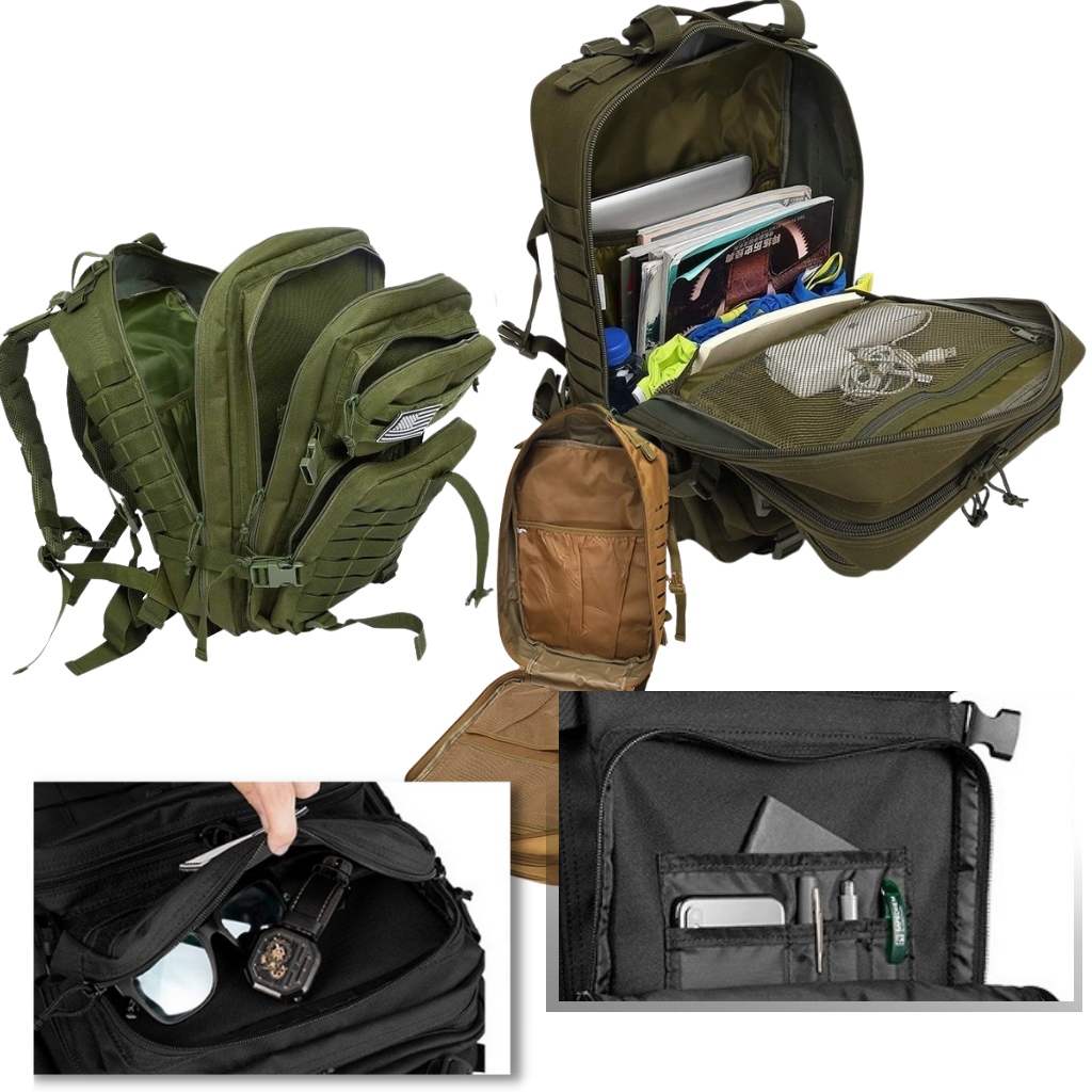 50L Strapazierfähiger Camp-Rucksack - Ozerty