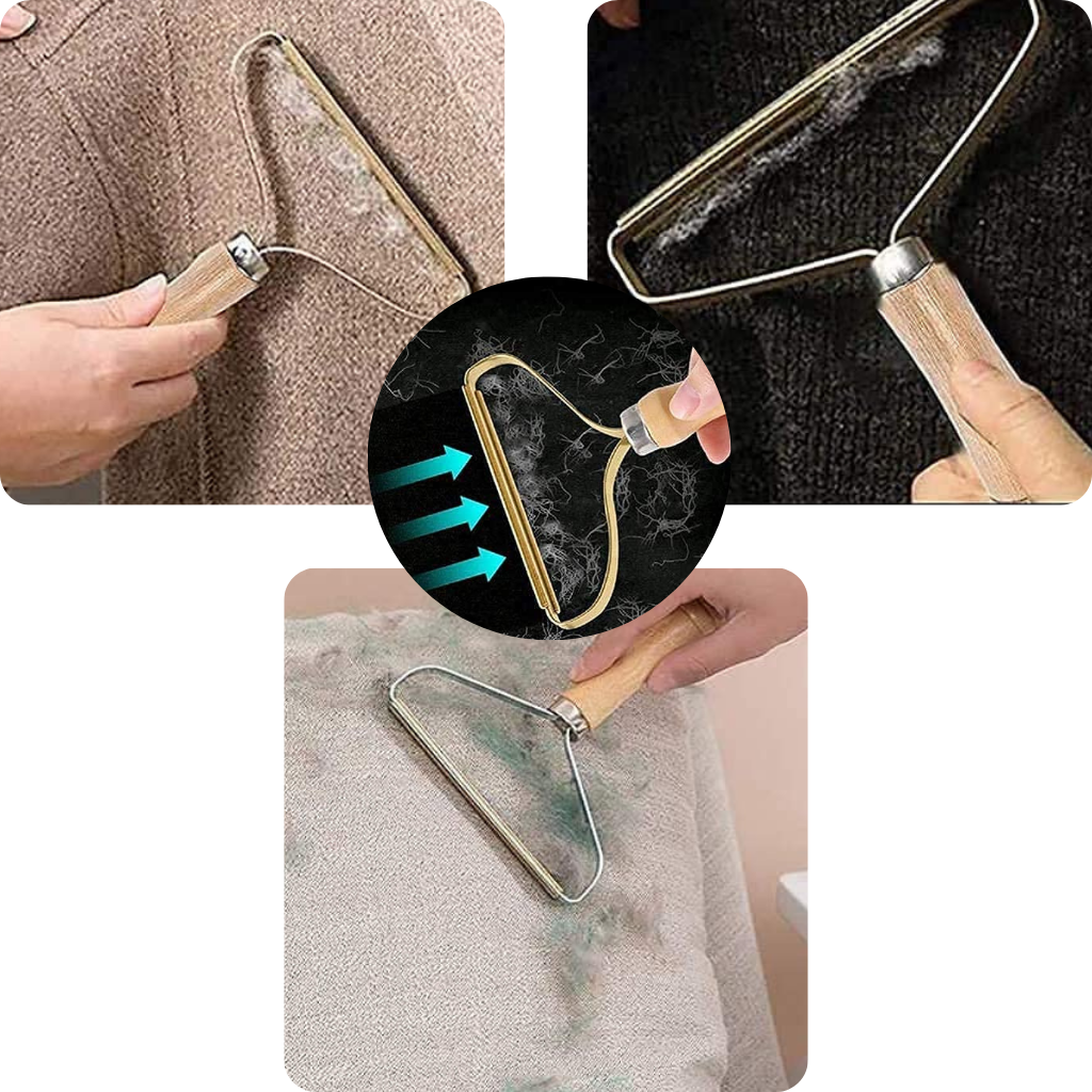 Tierhaarentferner aus Holz - Ozerty