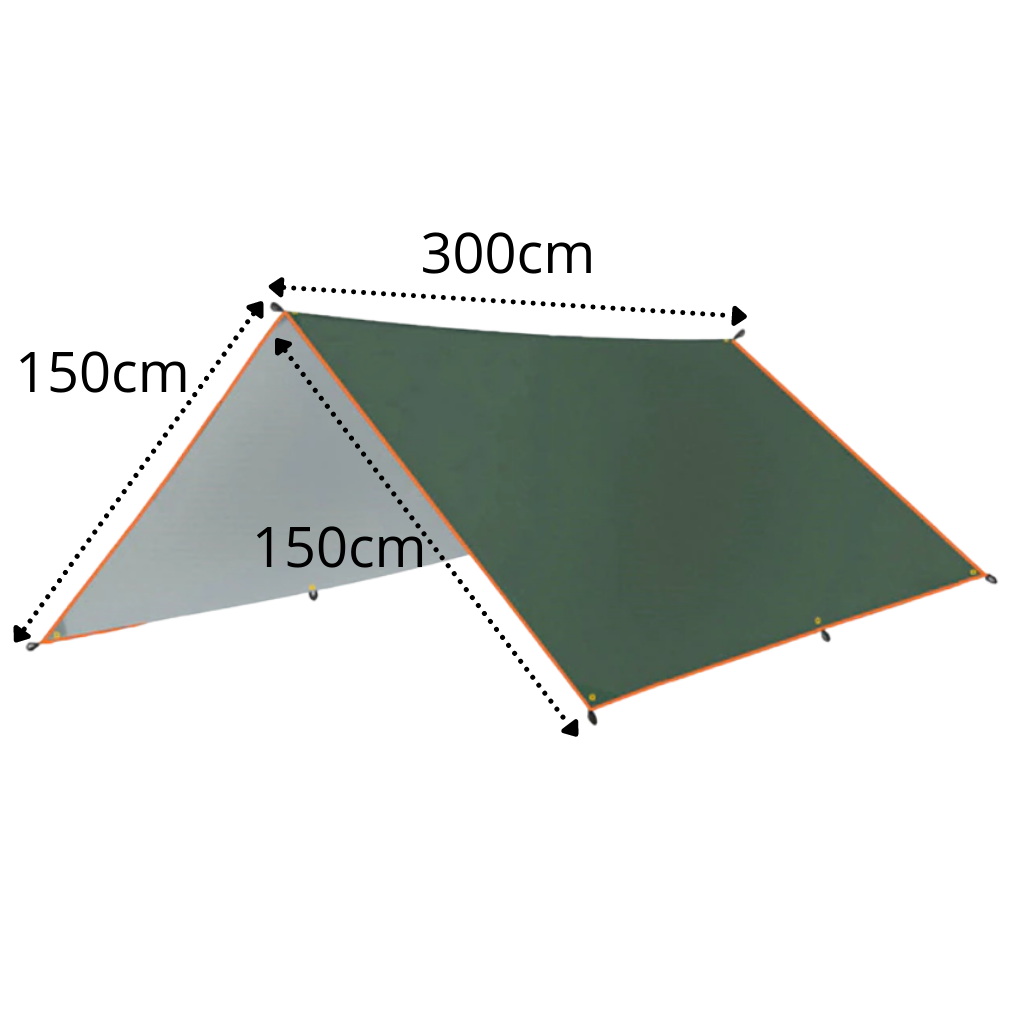 Wasserdichtes Camping Tarp Set - Ozerty