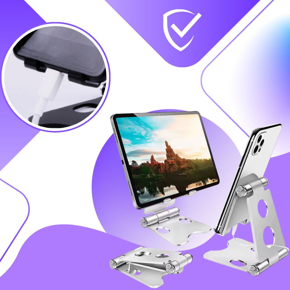 Rotatable and foldable phone stand