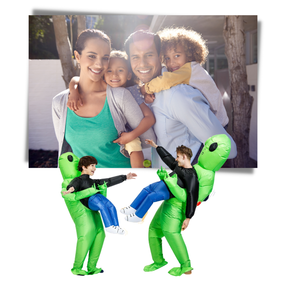 Aufblasbares Alien-Kostüm - Ozerty