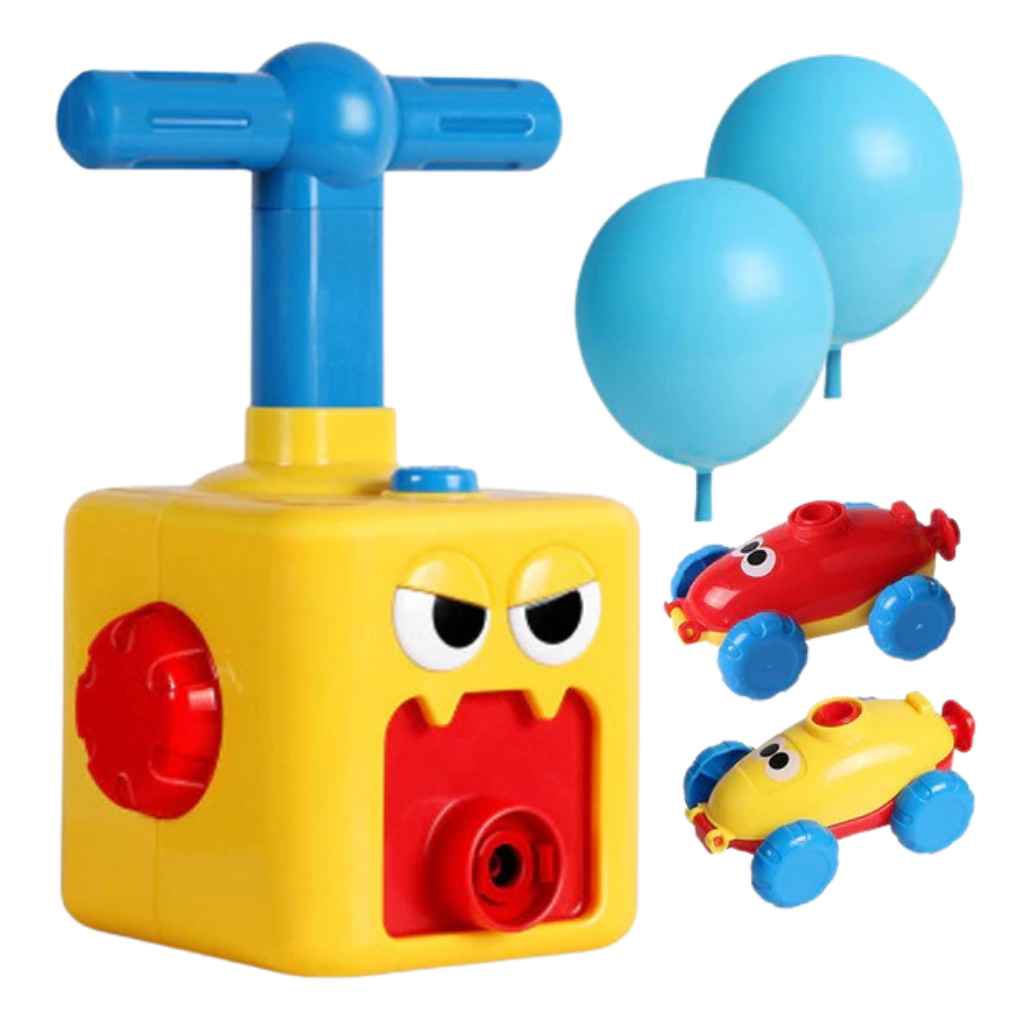 Balloon car toy launcher