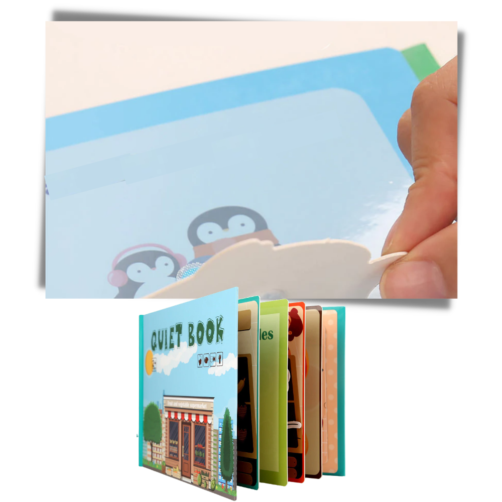 Montessori Lernbuch Spielzeug für Kinder - Ozerty