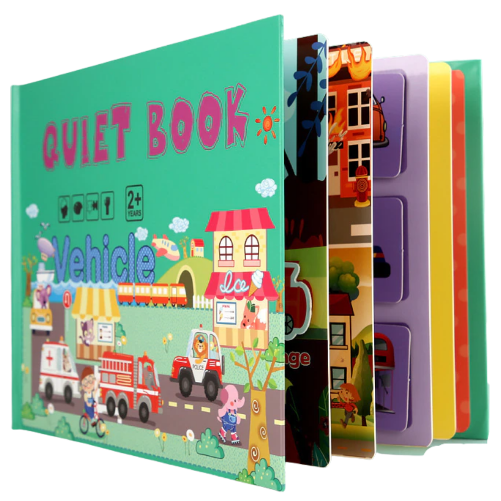 Montessori Lernbuch Spielzeug für Kinder -Transport/  - Ozerty