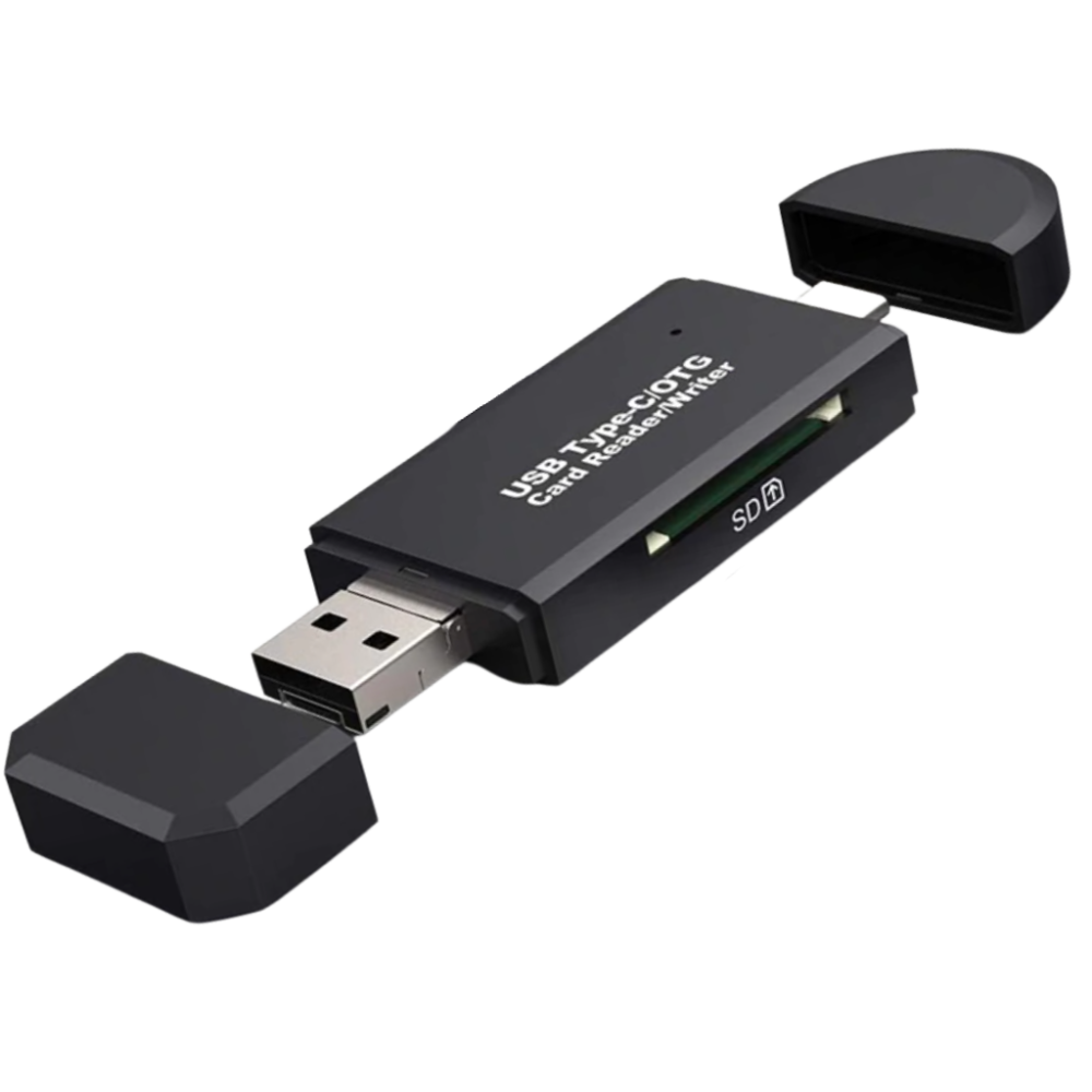 3-in-1 USB Speicherkartenlesegerät - Ozerty