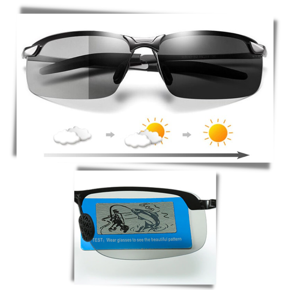 Photochrome UV-Sonnenbrillen für Männer - Ozerty
