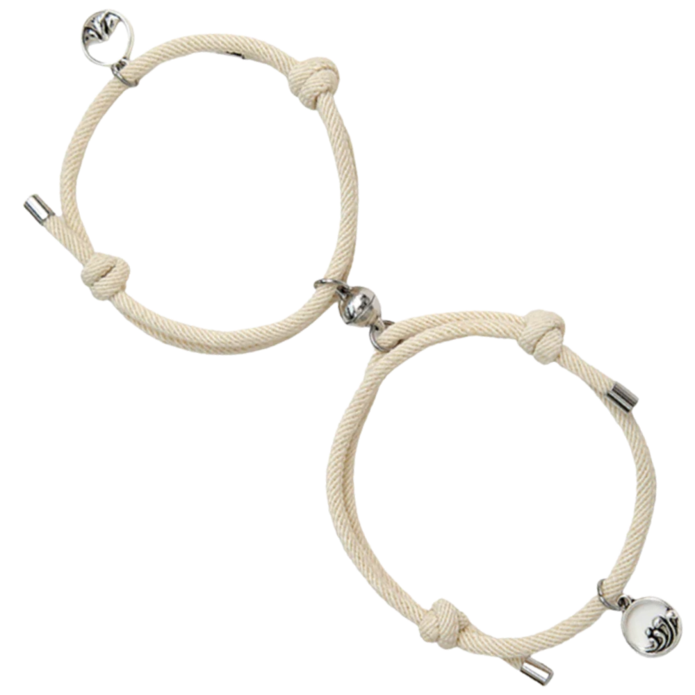 2er-Set magnetische Armbänder für Paare