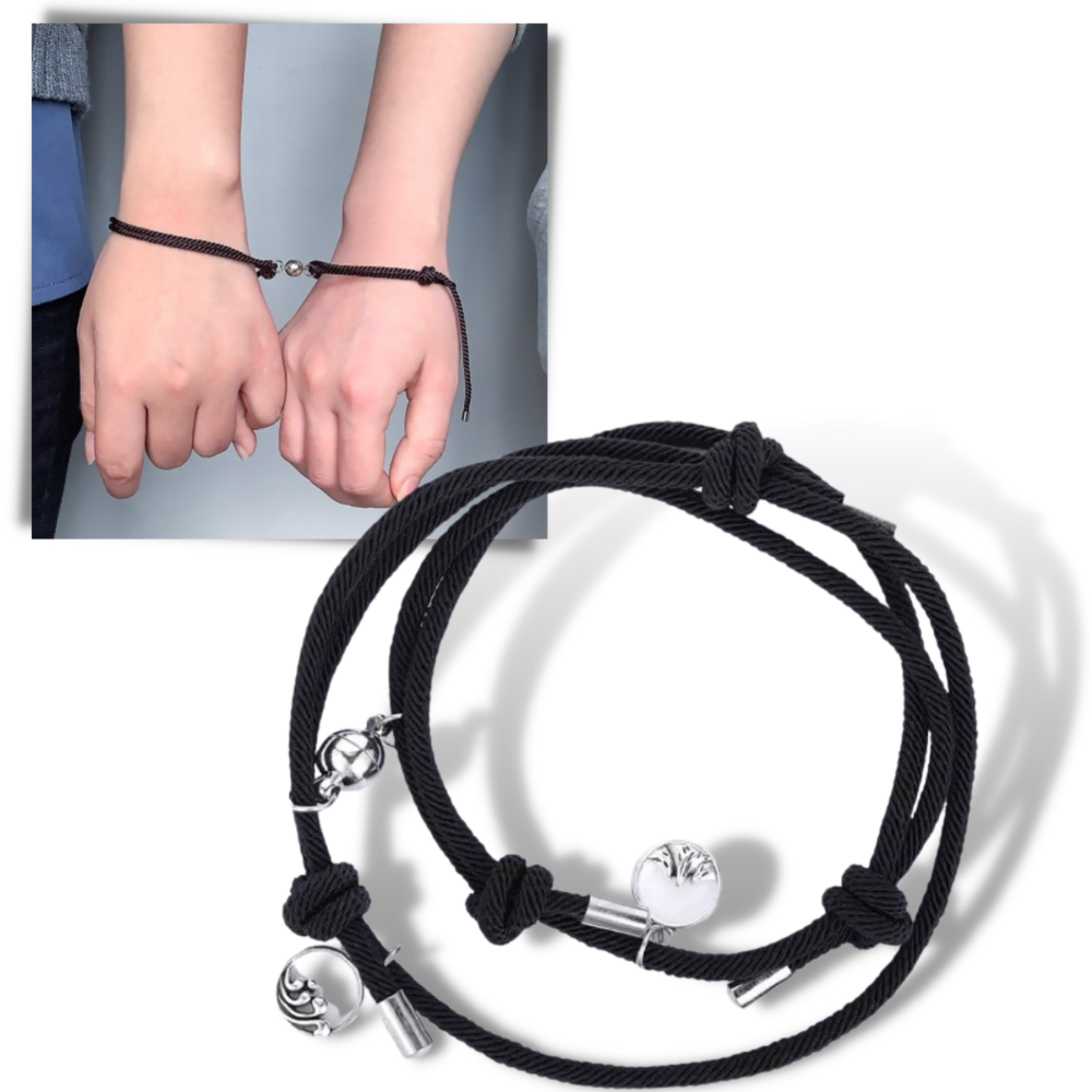 2er-Set magnetische Armbänder für Paare - Ozerty