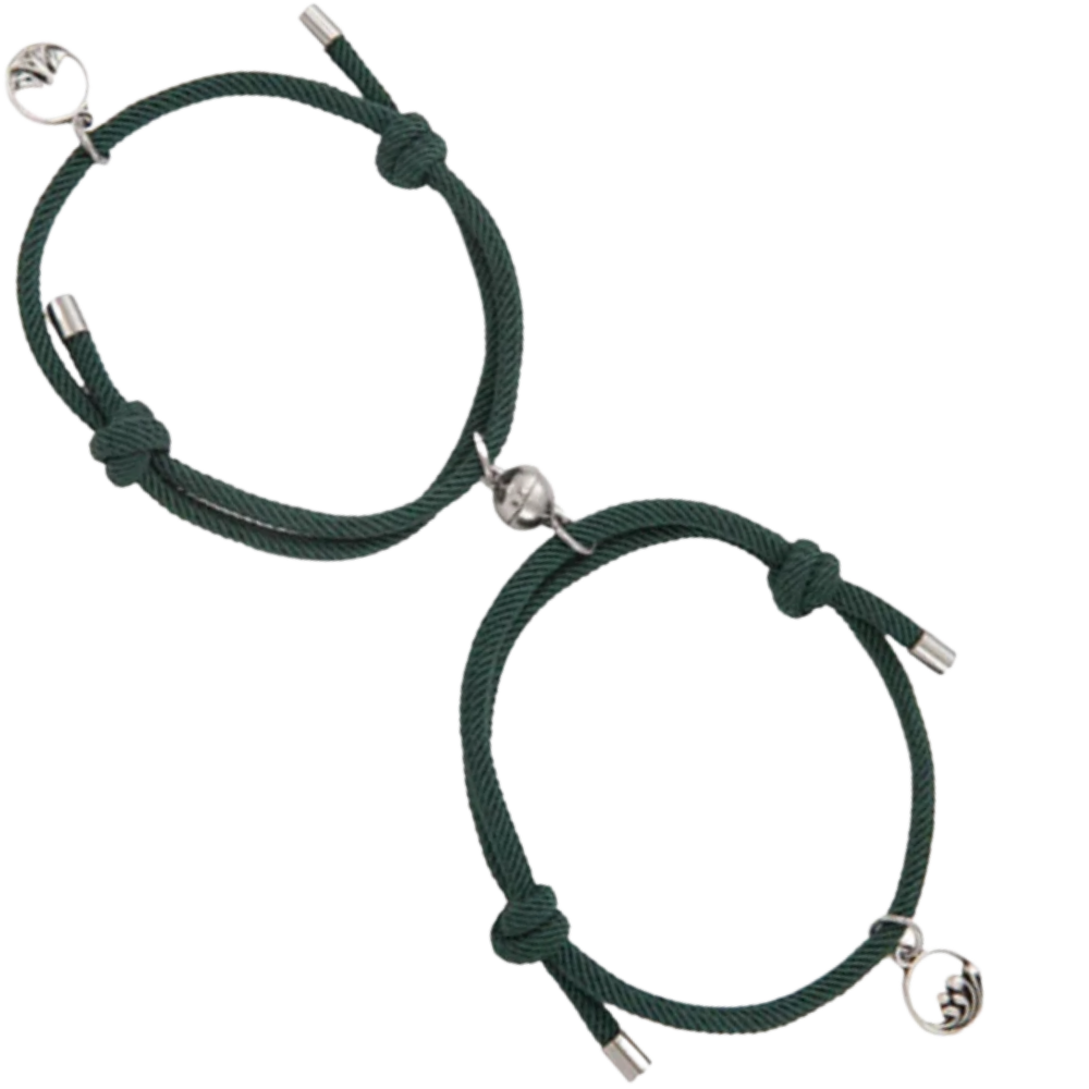 Set of 2 magnetic bracelets for couples