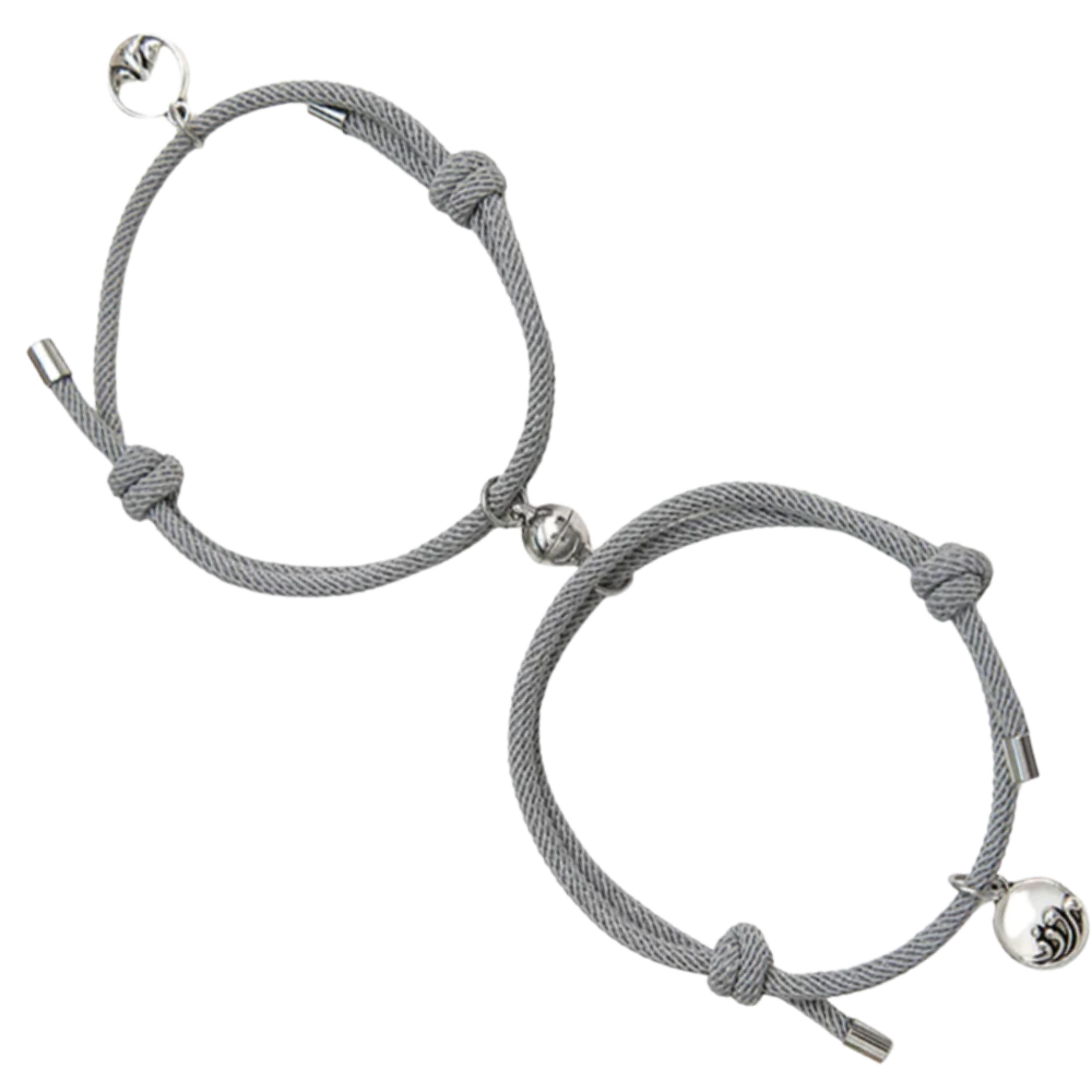 Set of 2 magnetic bracelets for couples