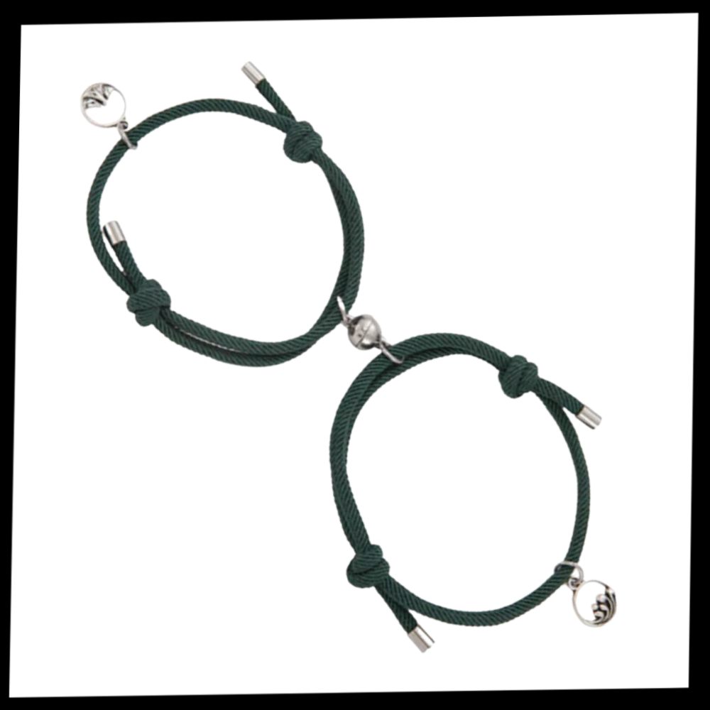 2er-Set magnetische Armbänder für Paare - Ozerty