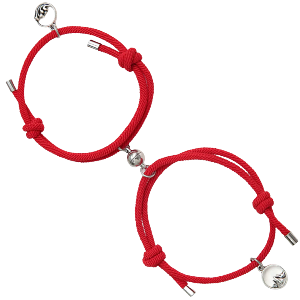 2er-Set magnetische Armbänder für Paare - Ozerty