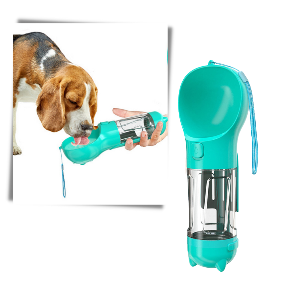 Tragbare Futter- und Wasserflasche für Haustiere - Ozerty