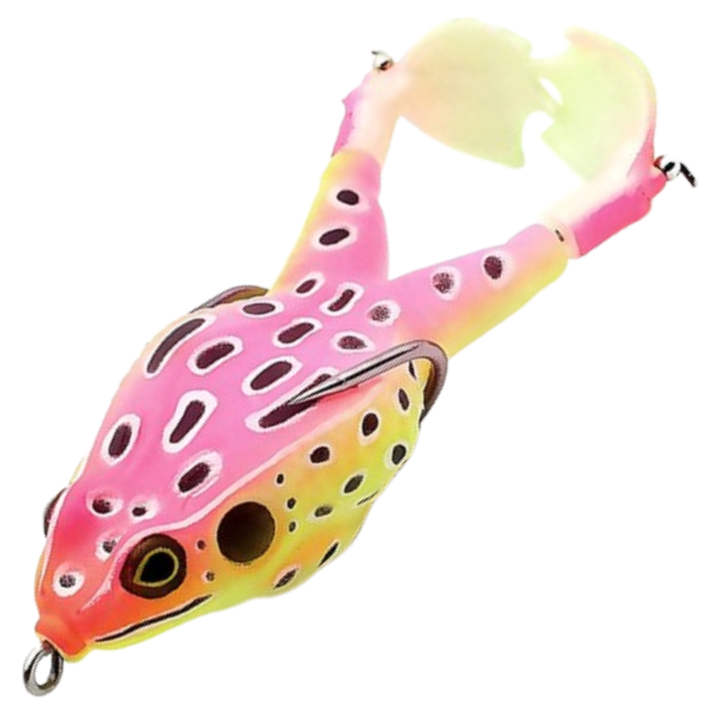 Silicone frog fishing lure