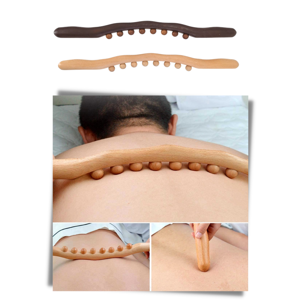 Naturholz-Muskelmassagegerät - Ozerty