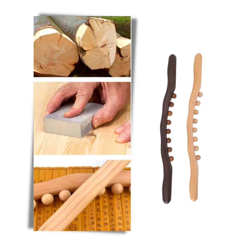 Naturholz-Muskelmassagegerät - Ozerty