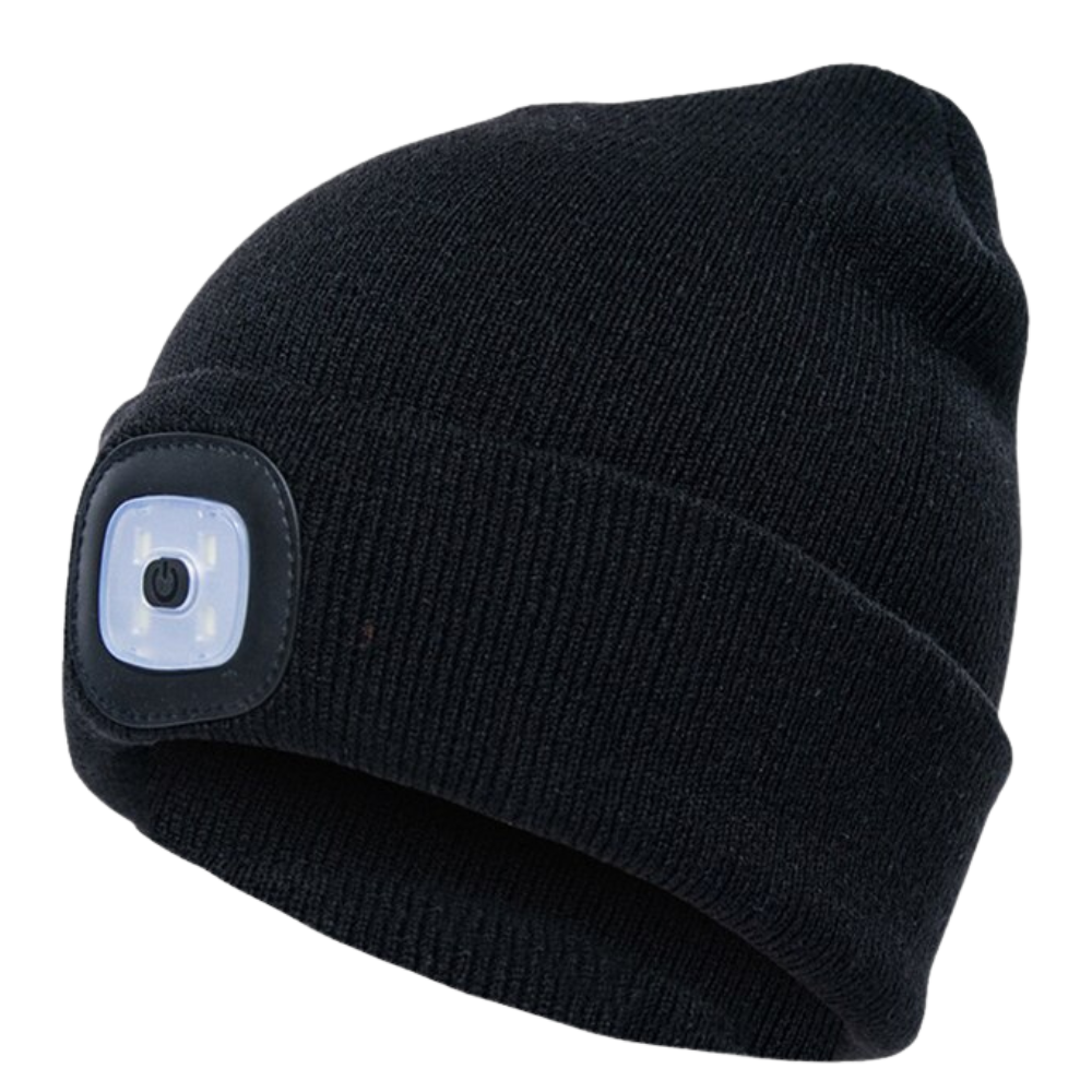 Beanie hat with light