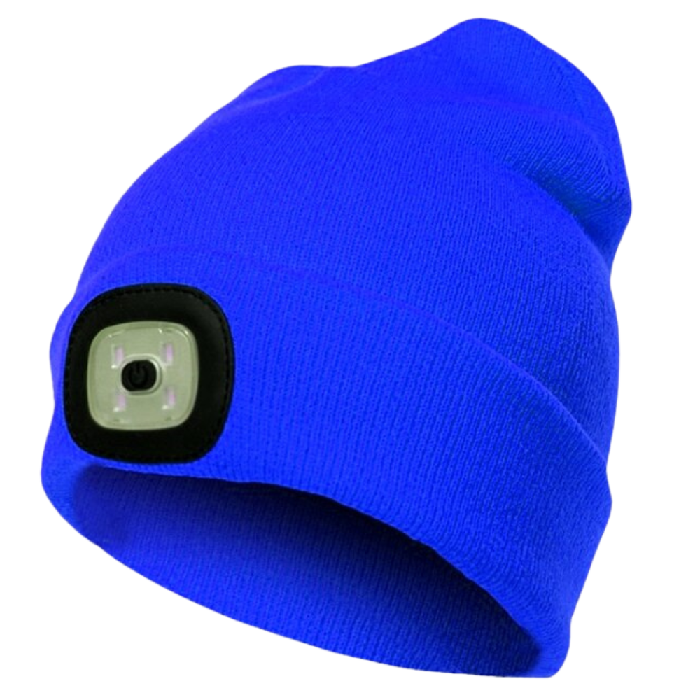 Beanie hat with light