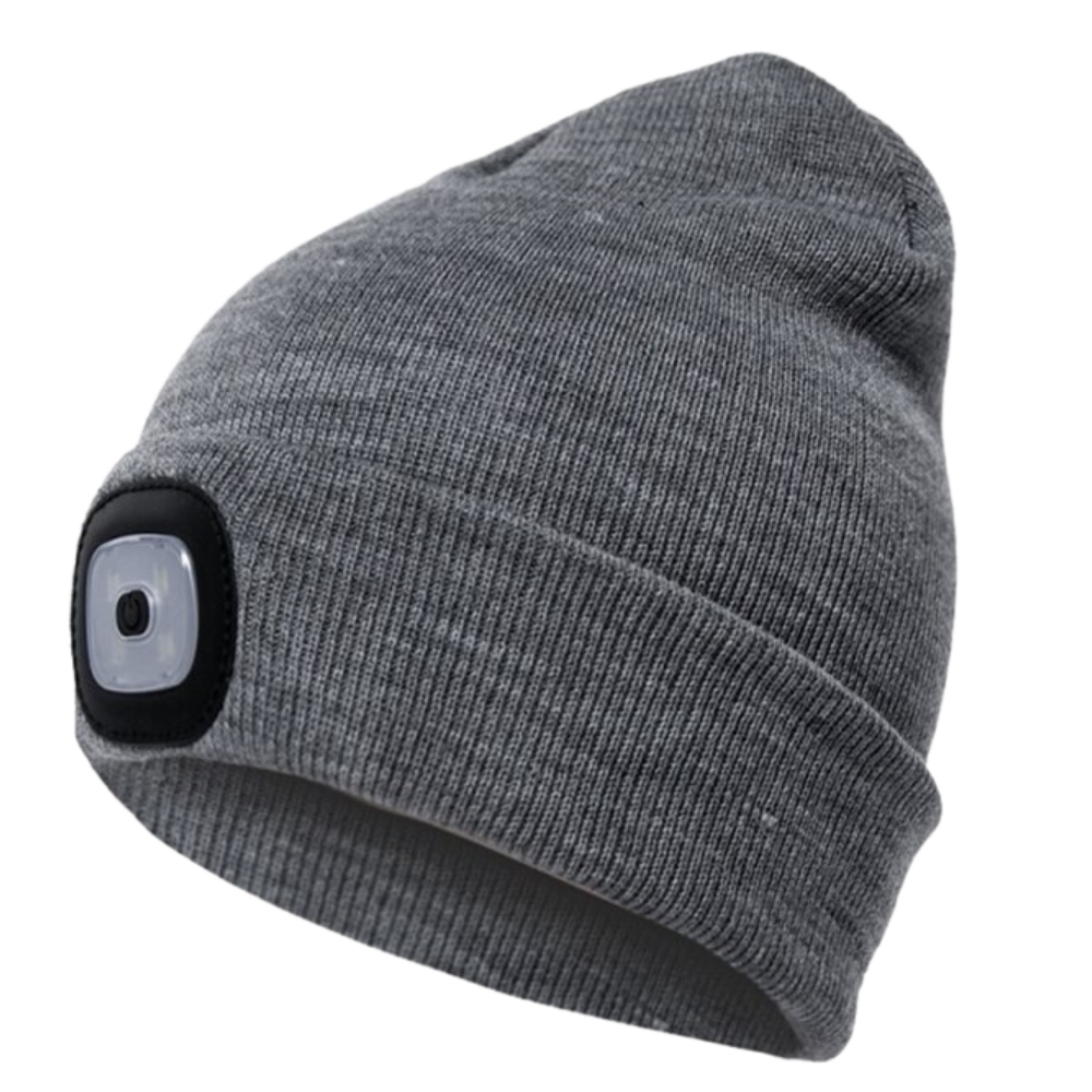 Beanie hat with light