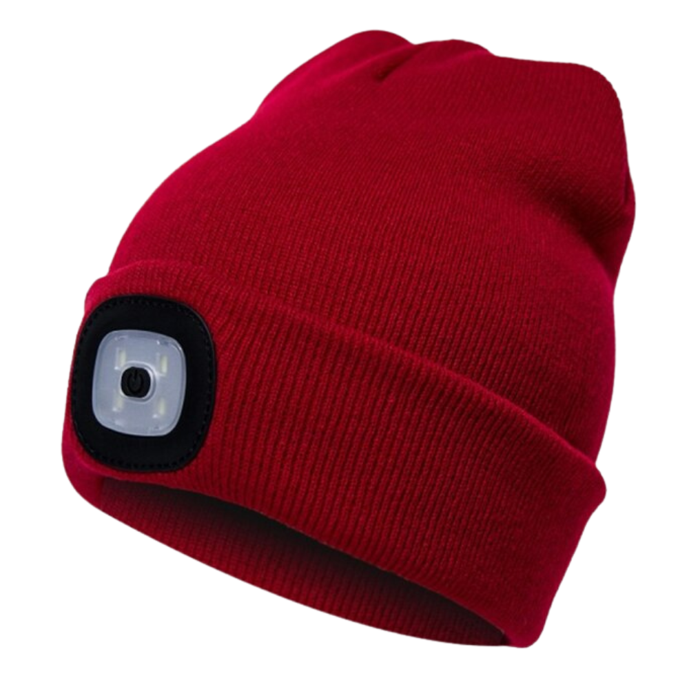 Beanie hat with light