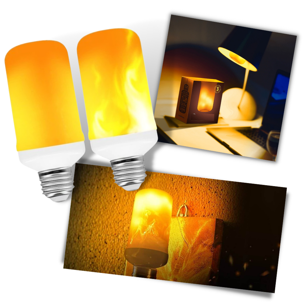 LED-Lampe mit Flammeneffekt - Odeut