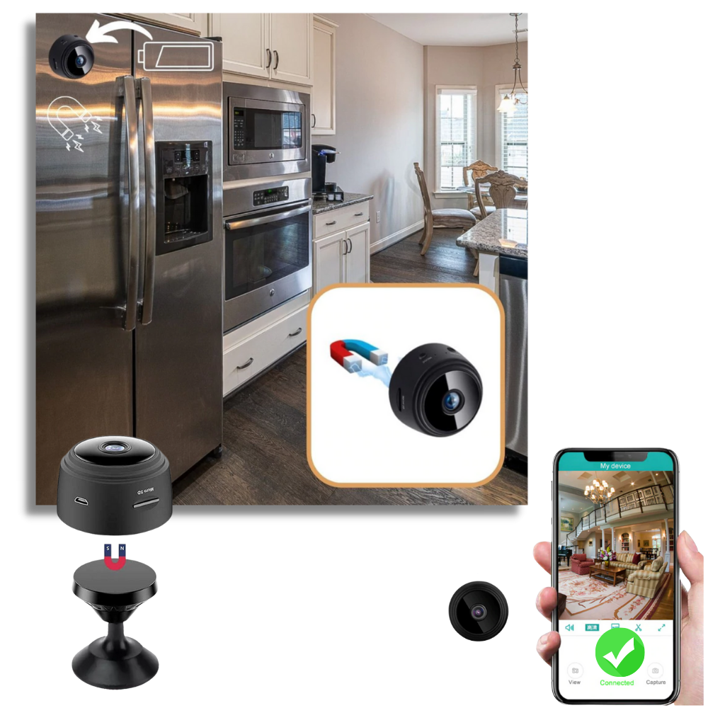 Drahtlose Mini-Überwachungskamera - Odeut