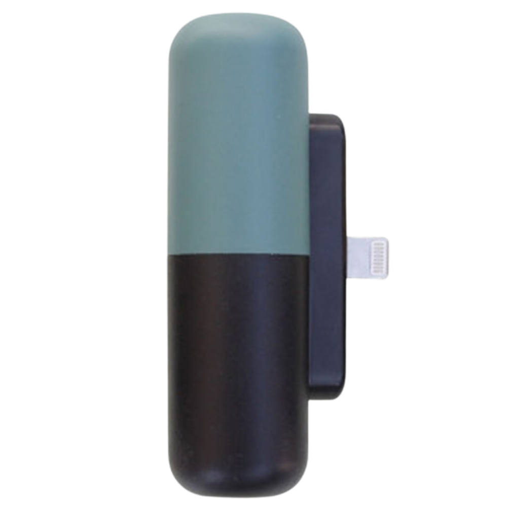 Tragbare Mini-Powerbank in Kapselform
