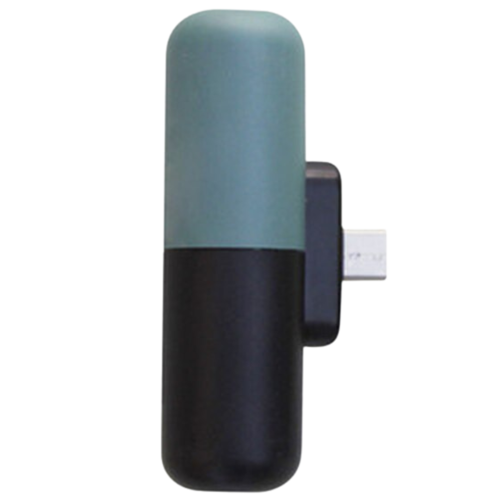 Tragbare Mini-Powerbank in Kapselform