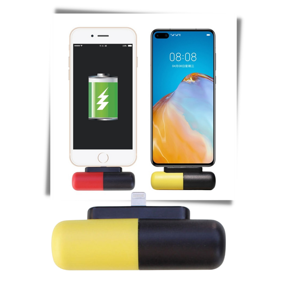 Tragbare Mini-Powerbank in Kapselform - Ozerty