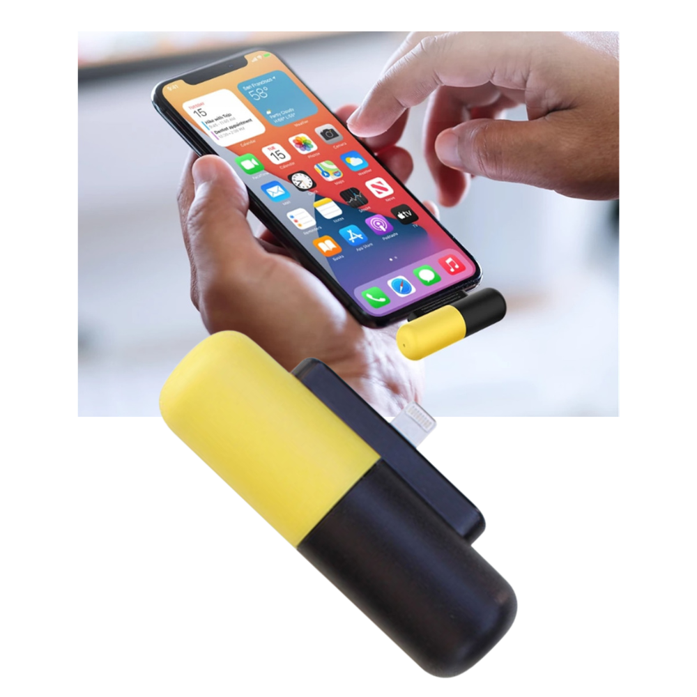 Tragbare Mini-Powerbank in Kapselform - Ozerty