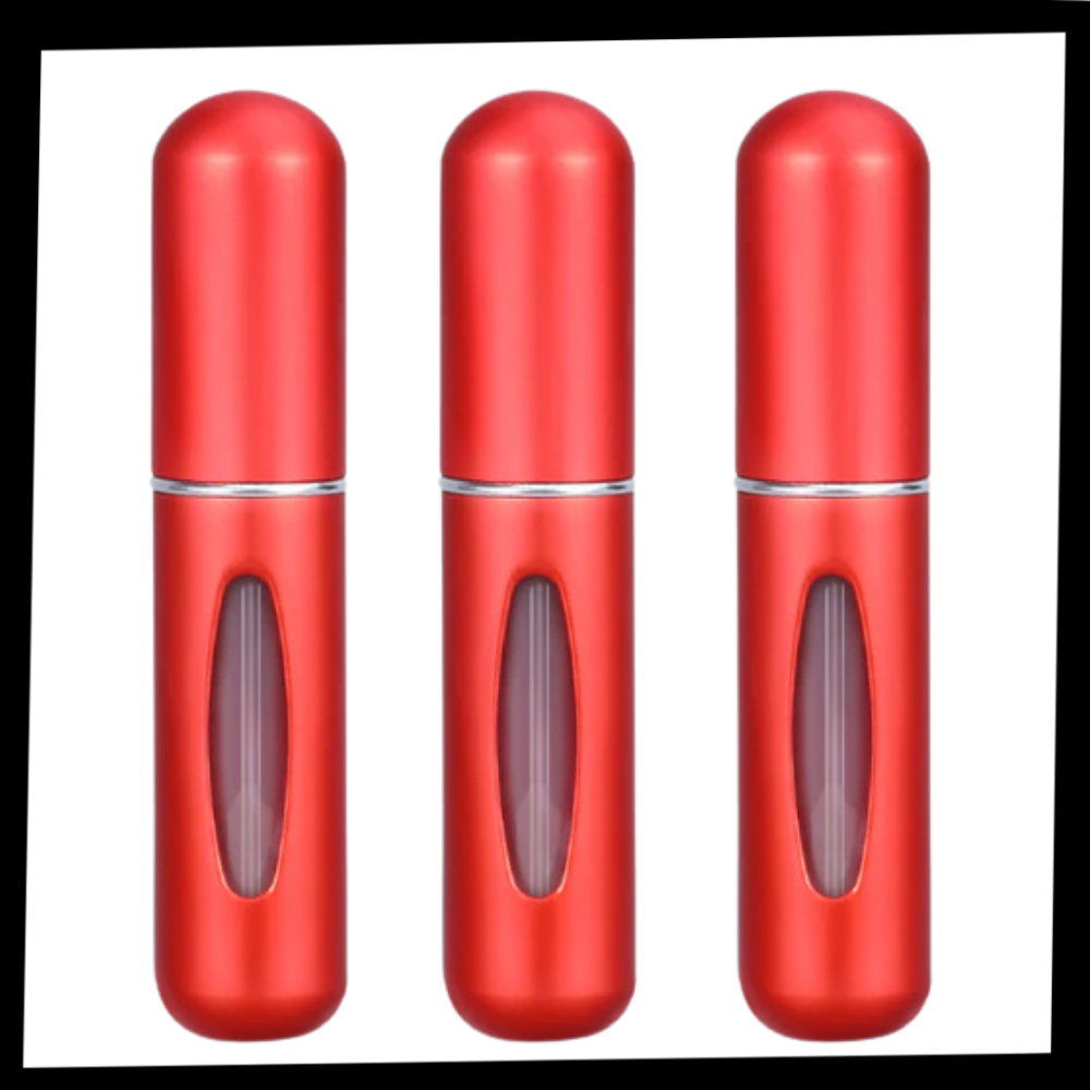 3er-Pack Mini-Parfümflaschen zum Nachfüllen - Ozerty