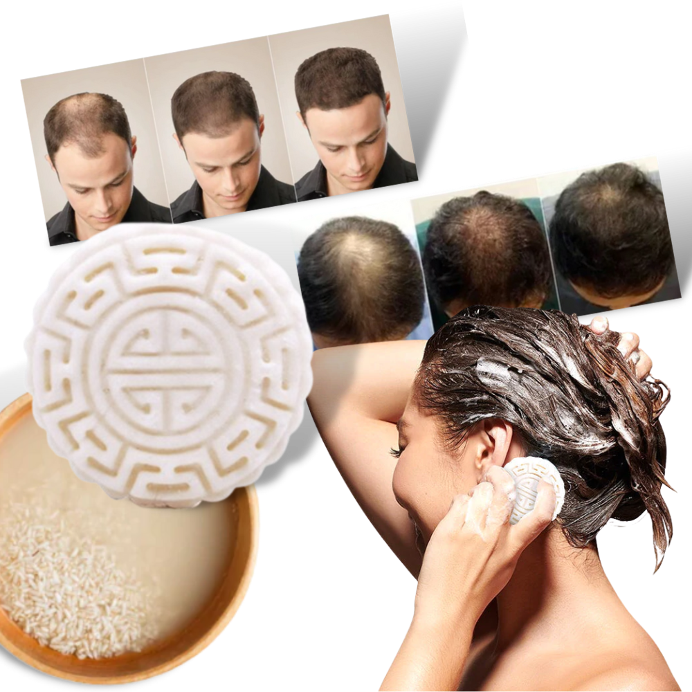 Festes Reis Shampoo & Haarspülung Bar - Odeut