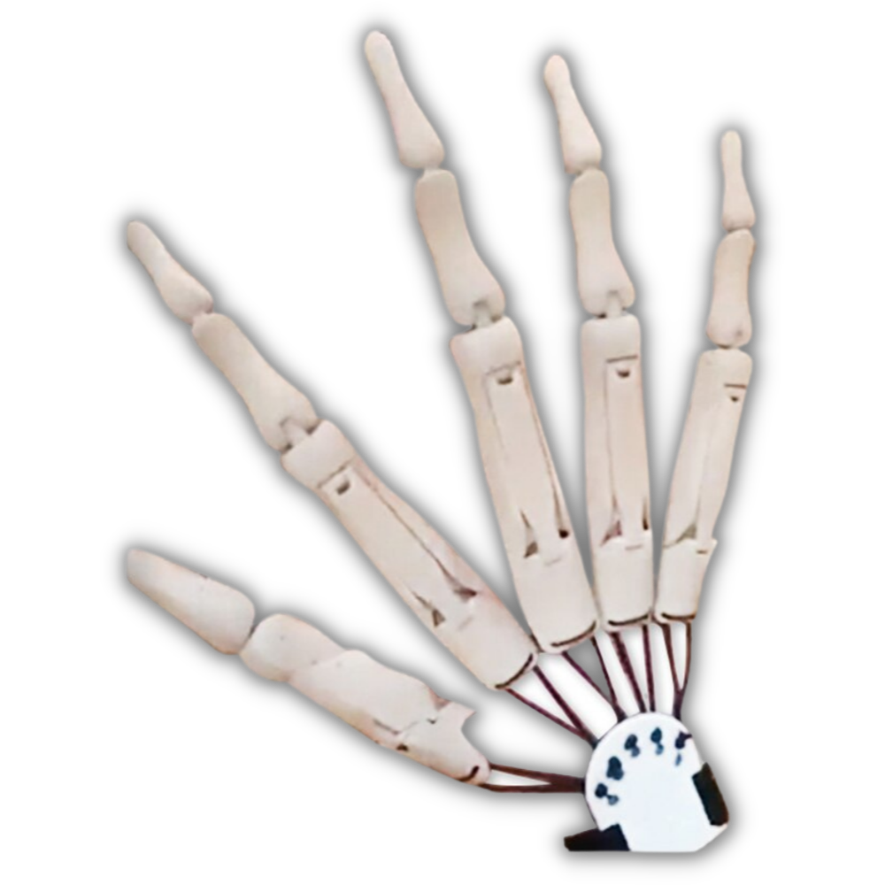 Fake skeleton hands glove