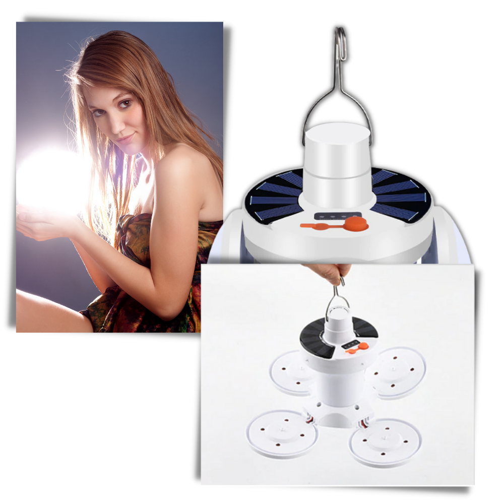 Wiederaufladbare Camping-LED-Lampe - Odeut