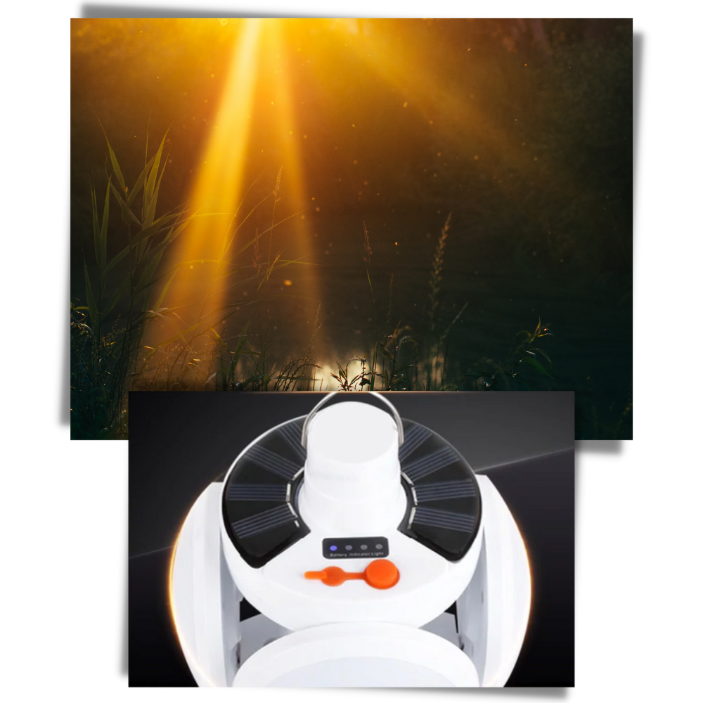 Wiederaufladbare Camping-LED-Lampe - Odeut