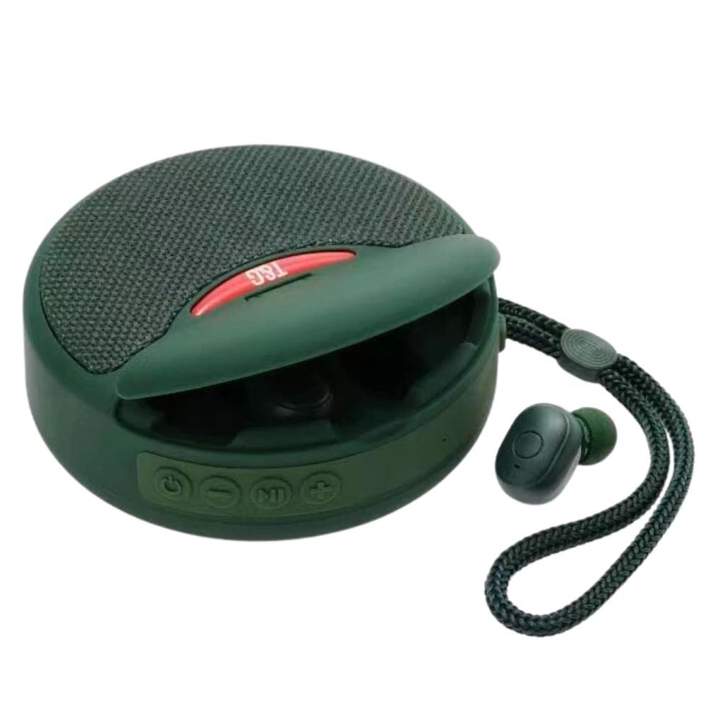 Kabelloser Bluetooth-Lautsprecher mit Kopfhörern