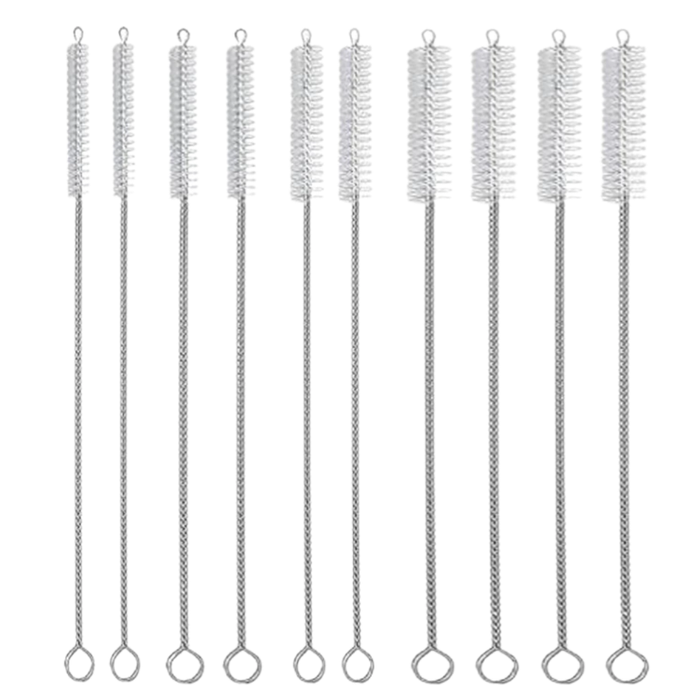 10er-Pack Strohhalm-Reinigungsbürste