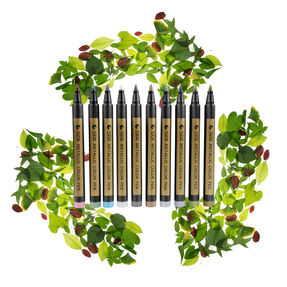 10er-Pack Metallic-Farbmarker - Ozerty