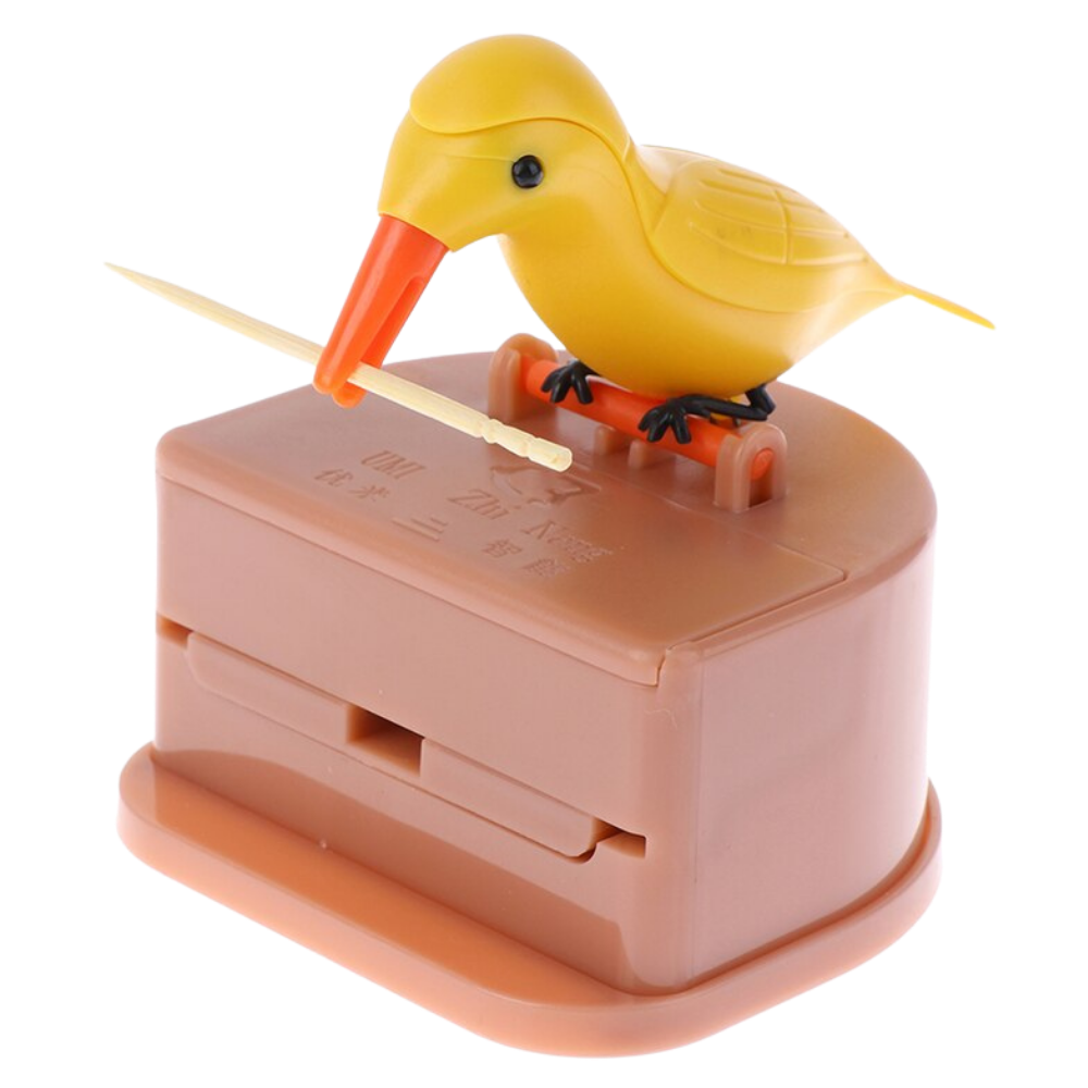 Bird toothpick dispenser box