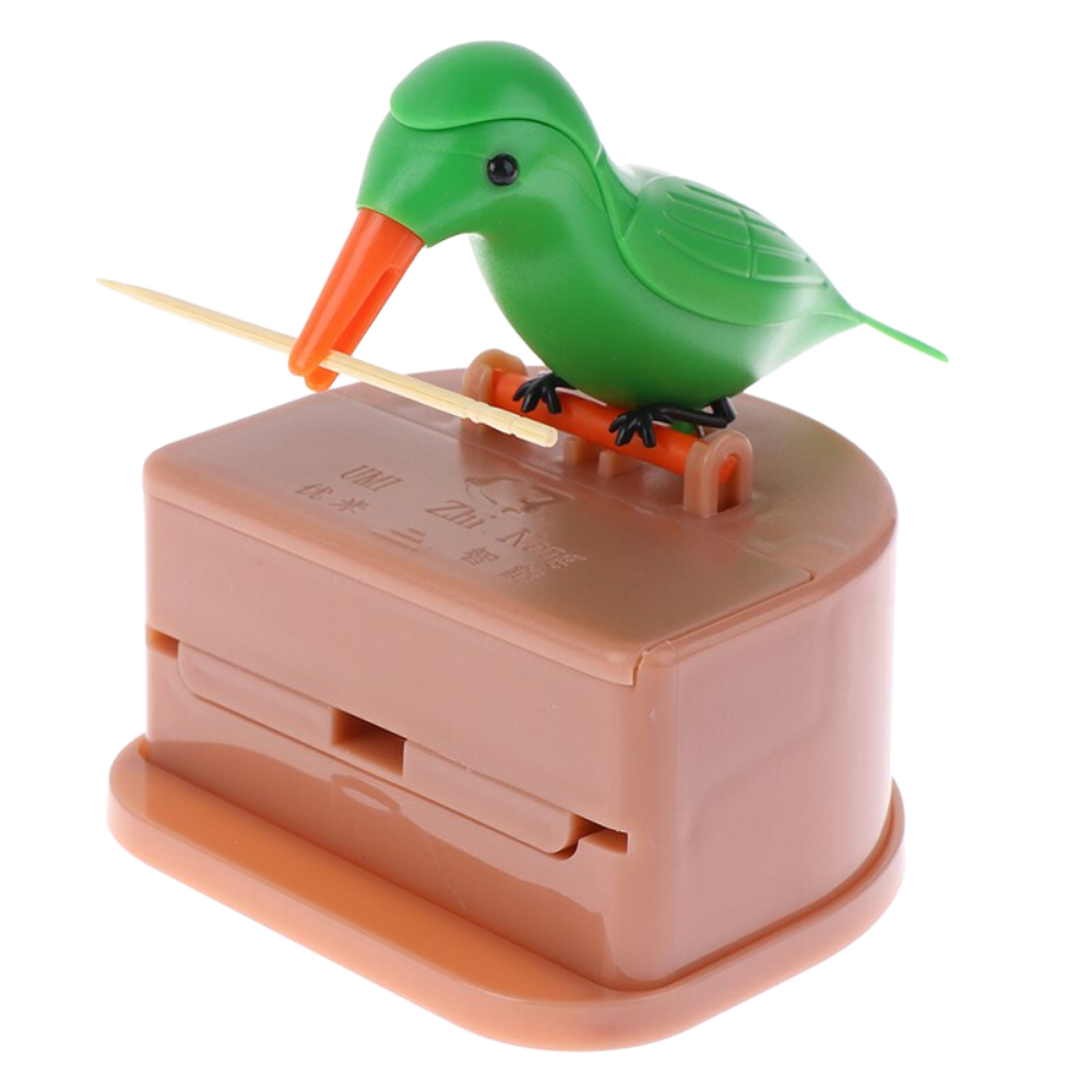 Bird toothpick dispenser box