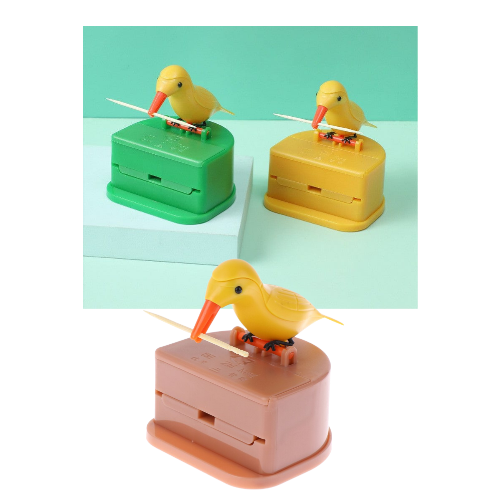 Vogel-Zahnstocher-Spender-Box - Ozerty