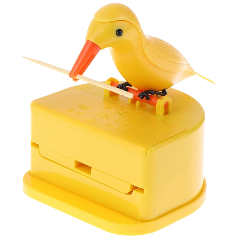 Bird toothpick dispenser box