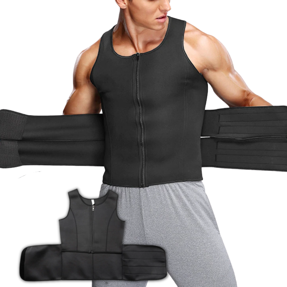 Herren-Sauna-Taillentrainer - Ozerty